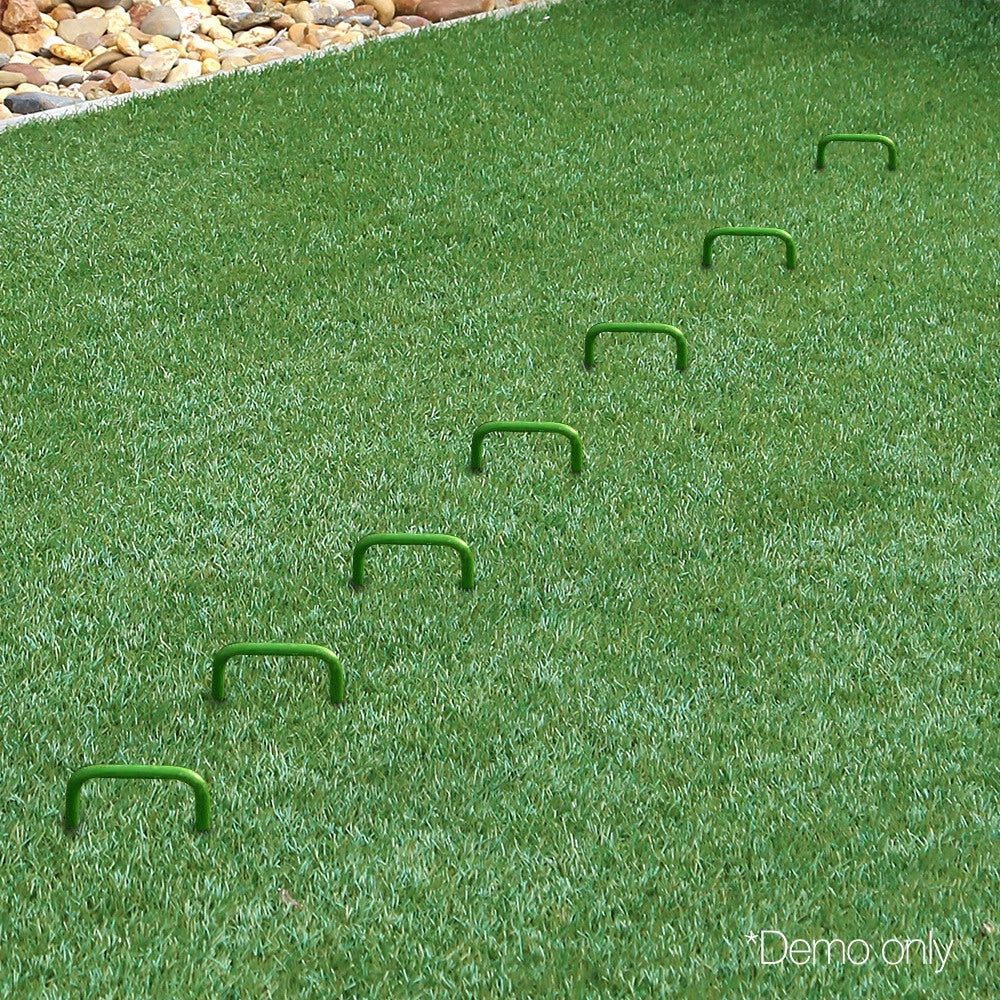 Prime Turf Artificial Grass 100pcs Synthetic Pins Fake Lawn Turf Weed Mat Pegs Joining Tape