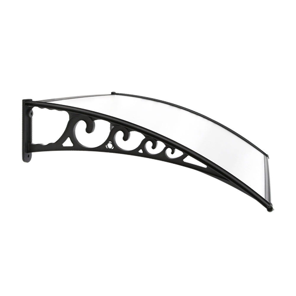 Ember Window Door Awning 1mx1m Transparent Hollow Sheet Plastic Frame