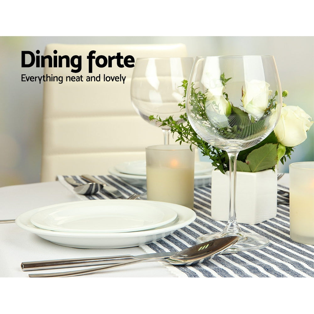 Ember Dining Table Round White 4 Seater 90CM