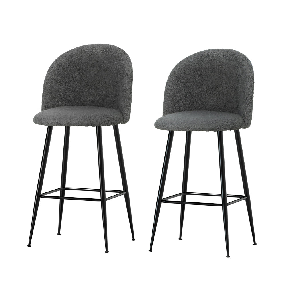 Kitchen Counter Fenille Bar Stool x2
