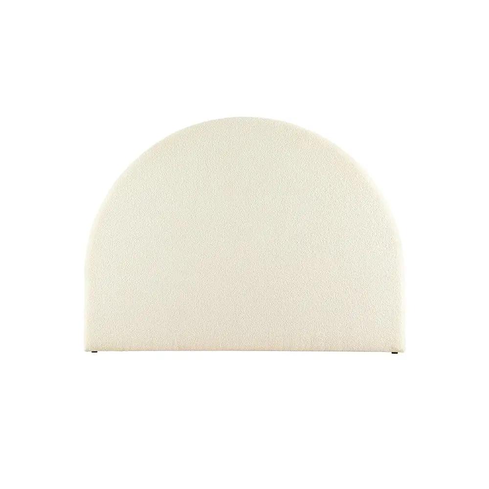 Artiss Bed Head Headboard Bed Frame Double Boucle - GREI White