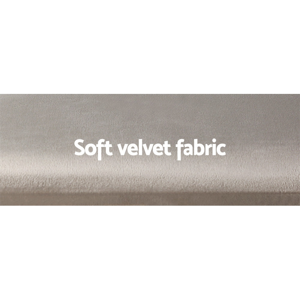 French Provincial Dressing Stool Grey