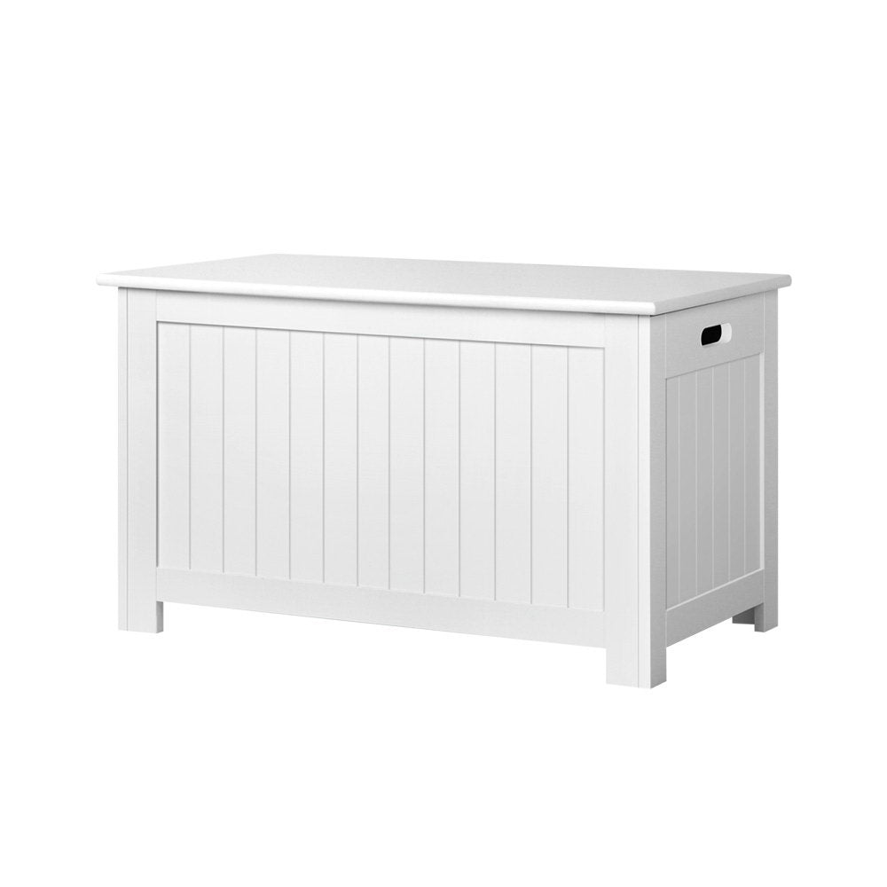 Keezi Kids Toy Box Chest Storage - Children Room Organiser White