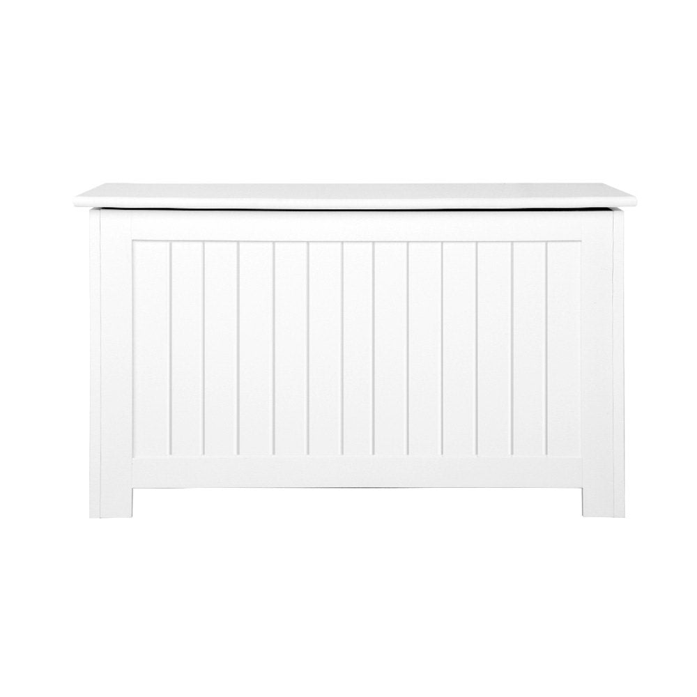 Keezi Kids Toy Box Chest Storage - Children Room Organiser White