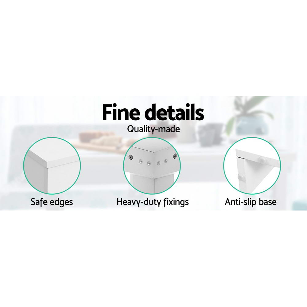 NATU White Dining Table: Seats 4-6