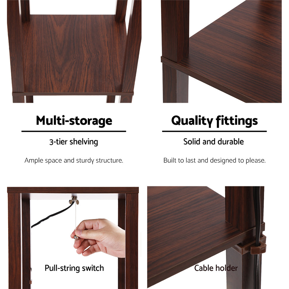 Shelf Floor Lamp Open-Box Structure 3 x Shelves