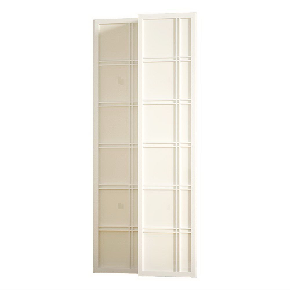4 Panel Room Divider Screen White