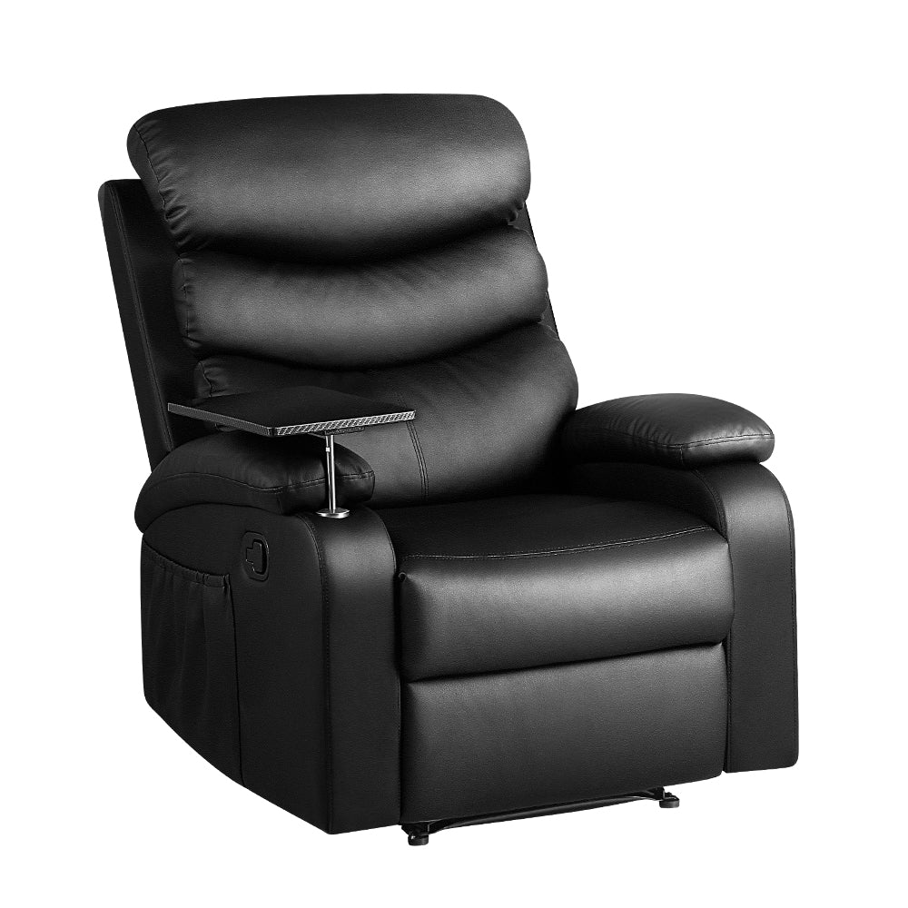 Recliner Chair Black 360° Swivel