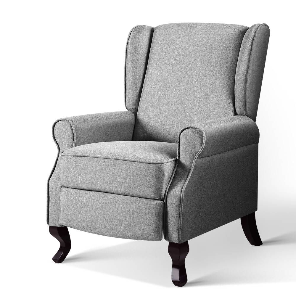 Recliner Armchair Grey