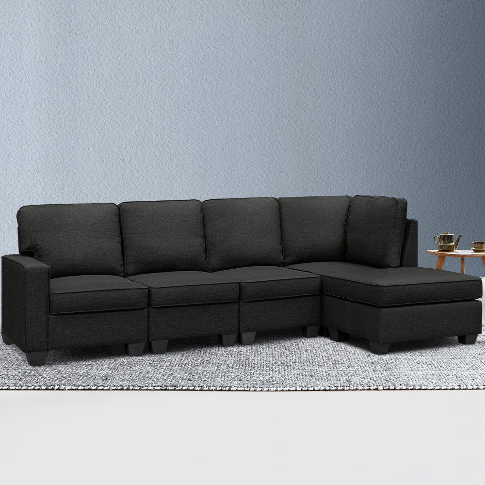 Modular Sofa Set - Dark Grey
