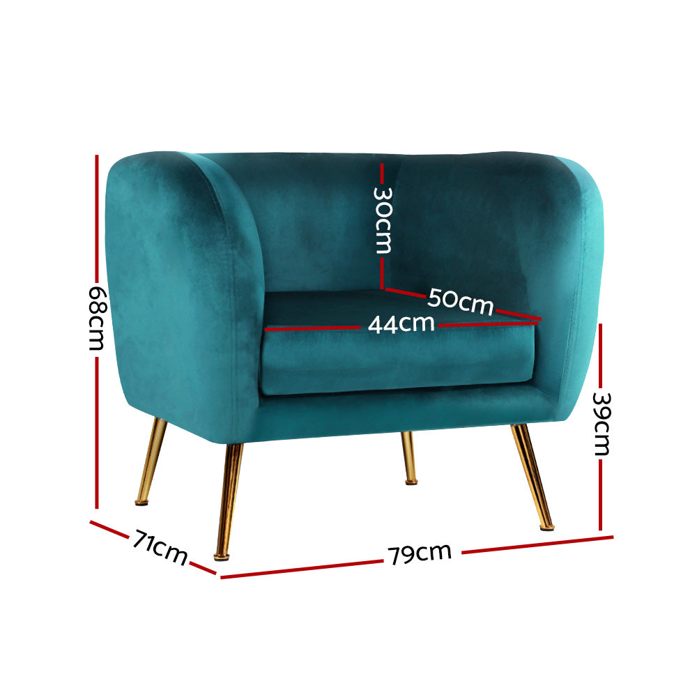 Lois Armchair Green