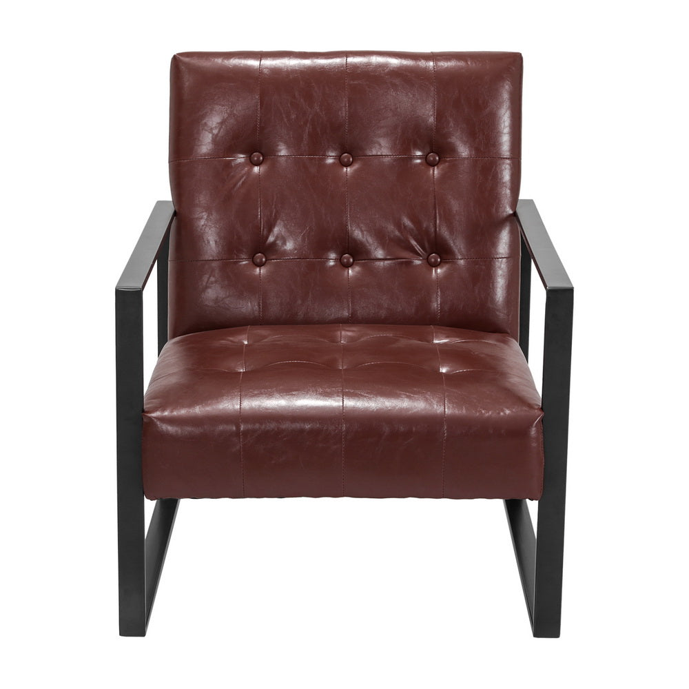 Kora Armchair Brown & Black