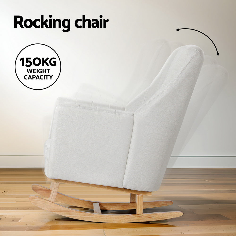 Rocking Chair Beige