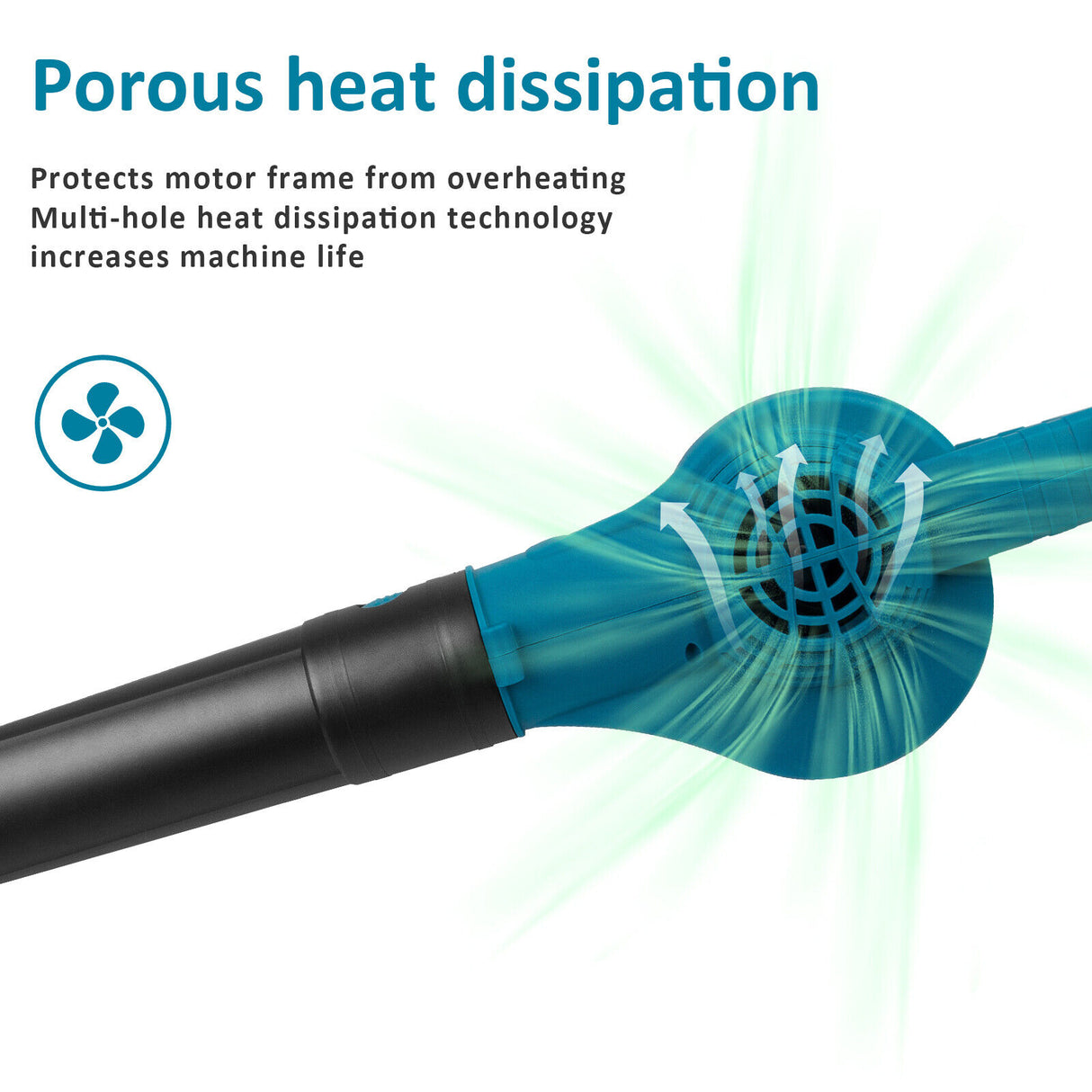 Cordless Leaf Blower Dust Tools Garden Lightweight for Makita 18V Battery AU