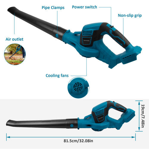Cordless Leaf Blower Dust Tools Garden Lightweight for Makita 18V Battery AU