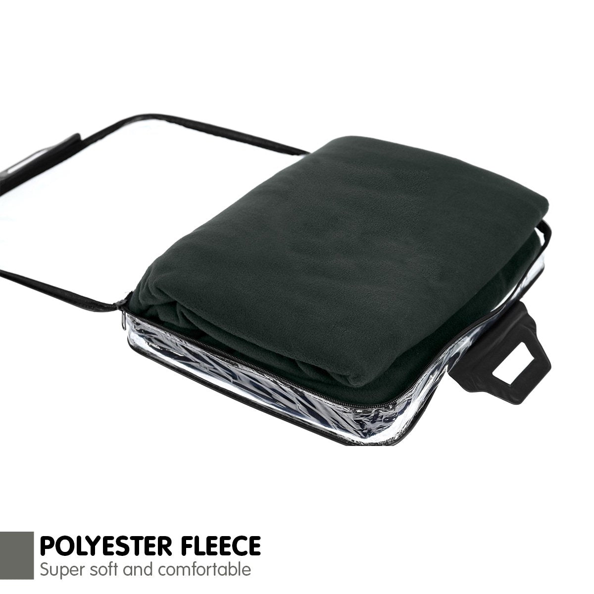 Essential Glamping - Camping Accessory 150x110cm 12v - Black