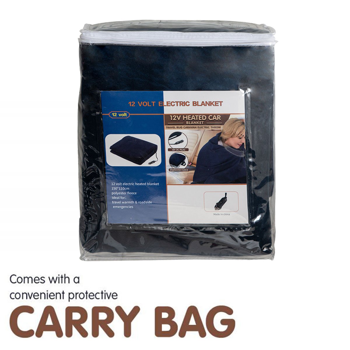 Essential Glamping - Camping Accessory 150x110cm 12v - Blue