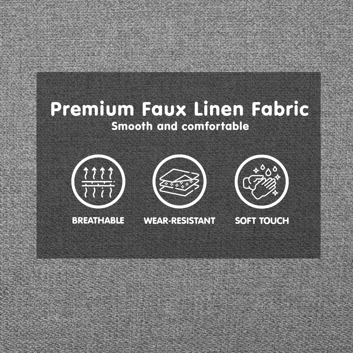 Sarantino 3-Seater Corner Sofa Bed with Chaise Lounge - Light Grey