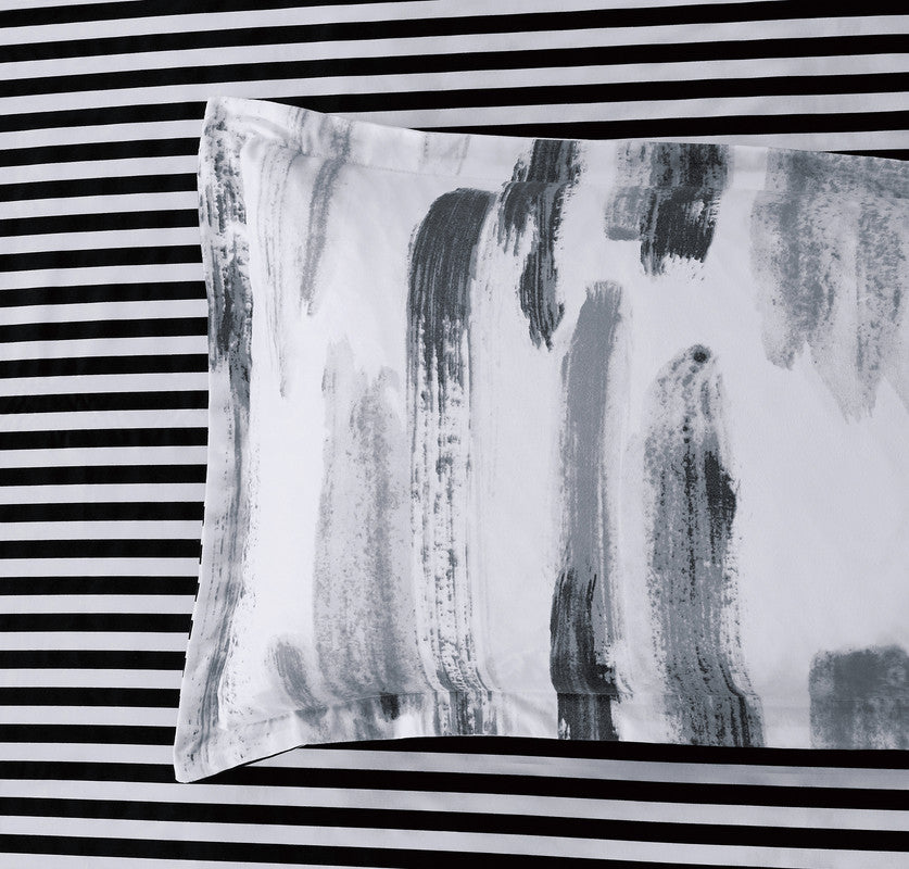 Microfiber Reversible Quilt Cover Set - Lucas - King Size