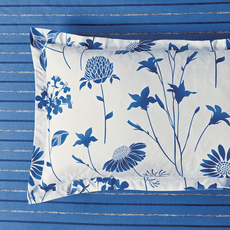 Microfiber Reversible Quilt Cover Set - Lin - Super King Size