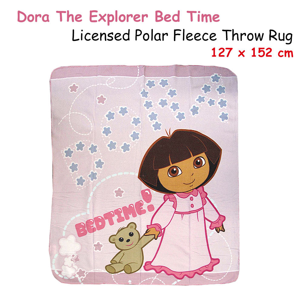 Kids Caprice Polar Fleece Throw Dora Explorer 127 x 152 cm
