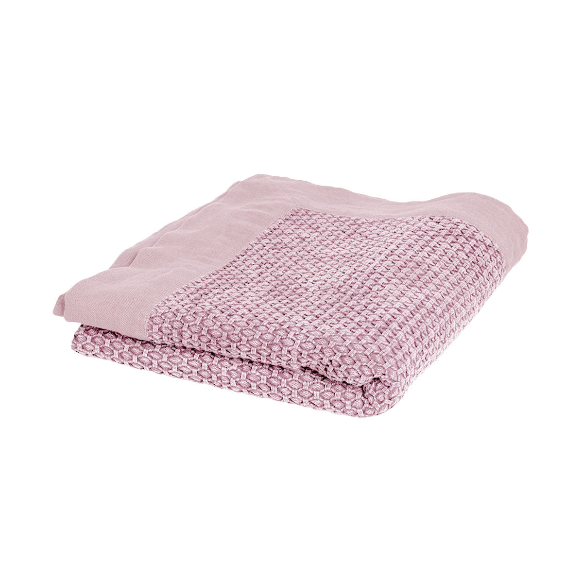 J.Elliot Home Taylor Cotton Jacquard Throw Rose Pink