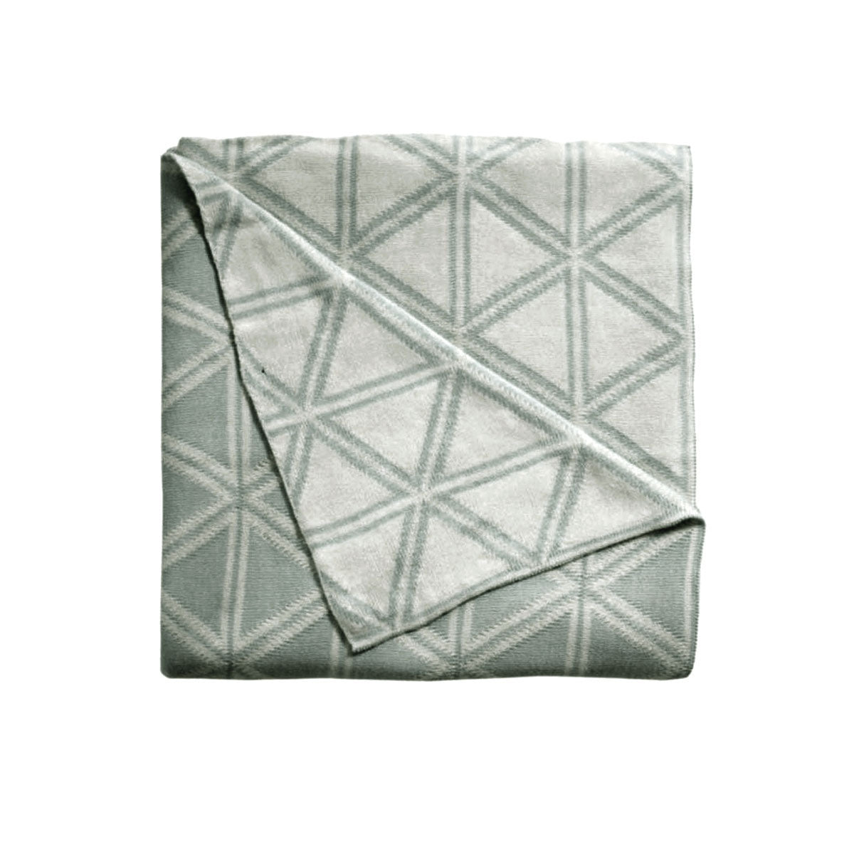 Wellington 100% Cotton Knitted Throw Grey