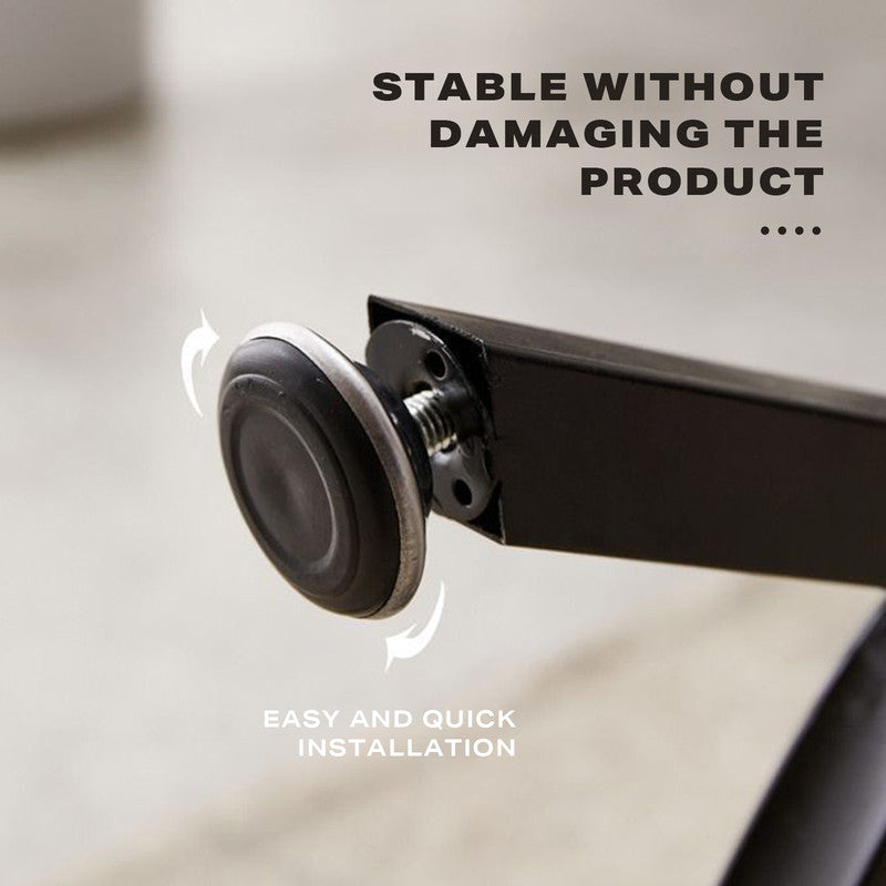 2 Tier Table Sofa Side End Table Round with Sturdy Metal Frame