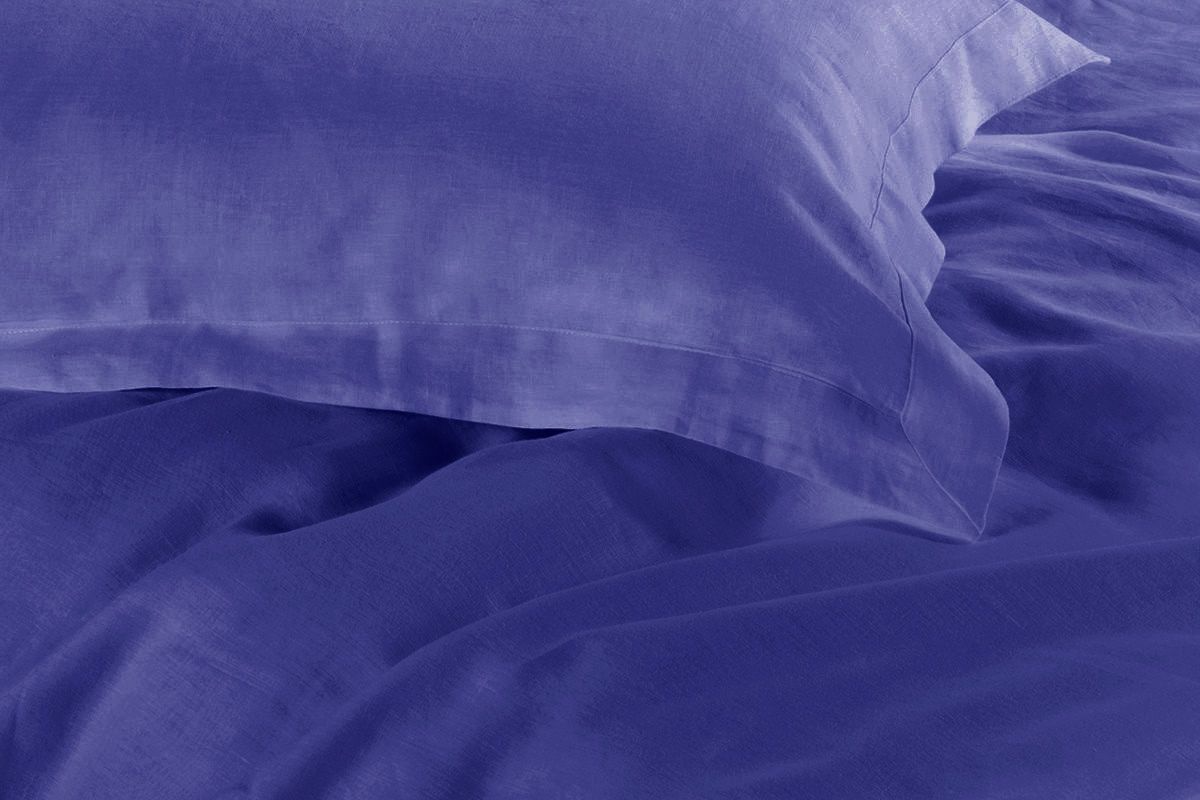 1000TC Tailored Single Size Royal Blue Duvet Quilt Cover Set