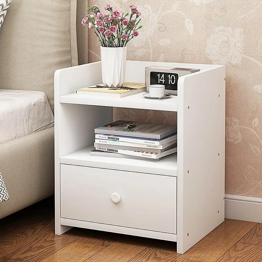 Bedside Tables White Unit