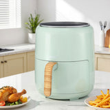 Devanti 5L Air Fryer Touch Control 1700W Green