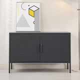 Artiss Buffet Sideboard Metal Cabinet - BASE Charcoal
