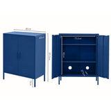 ArtissIn Buffet Sideboard Metal Cabinet - SWEETHEART Blue