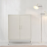 ArtissIn Buffet Sideboard Metal Cabinet - SWEETHEART White