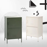 ArtissIn Buffet Sideboard Metal Cabinet - DOUBLE Green