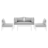 Gardeon 4 Seater Outdoor Sofa Set Aluminium Lounge Setting
