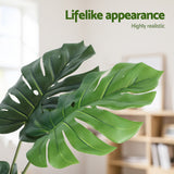 Artiss 140cm Artificial Monstera Tree Faux Trees Indoor Decor Artificial Plants Lifelike Plant 1.4M