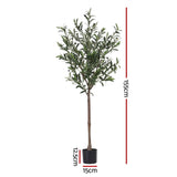 Artiss 155cm Artificial Olive Tree Faux Trees Indoor Decor Artificial Plants Lifelike Plant