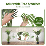 Artiss 100cm Artificial Palm Tree Faux Trees Indoor Decor Artificial Plants Lifelike Plant