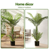 Artiss 100cm Artificial Palm Tree Faux Trees Indoor Decor Artificial Plants Lifelike Plant