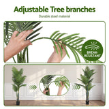 Artiss 180cm Artificial Palm Tree Faux Trees Indoor Decor Artificial Plants Lifelike Plant 1.8M