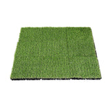 Prime Turf Artificial Grass Turf Tiles Interlocking Fake Grass Mat for Balcony Pet 9 Pack