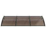 Instahut Window Door Awning 0.8mx3m Brown