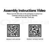 Instahut Retractable Folding Arm Awning Motorised Sunshade 3Mx2.5M Grey