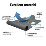 Instahut Retractable Folding Arm Awning Motorised Sunshade 3.5M X 2.5M Grey