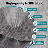 Instahut 3X2.5M HDPE Straight Drop Awning Outdoor Roller Blind Shade Screen Grey