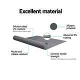 Instahut Motorised Pivot Arm Awning Window Sun Shade 2.1 X 2.1M Grey