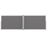 Instahut Side Awning Sun Shade Outdoor Retractable Privacy Screen 1.8X6M Grey