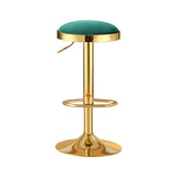 4x Artiss Bar Stools Kitchen Dining Chairs Velvet Padded Stool Green