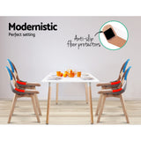 Artiss Dining Chairs Set of 4 Fabric Retro Replica DSW